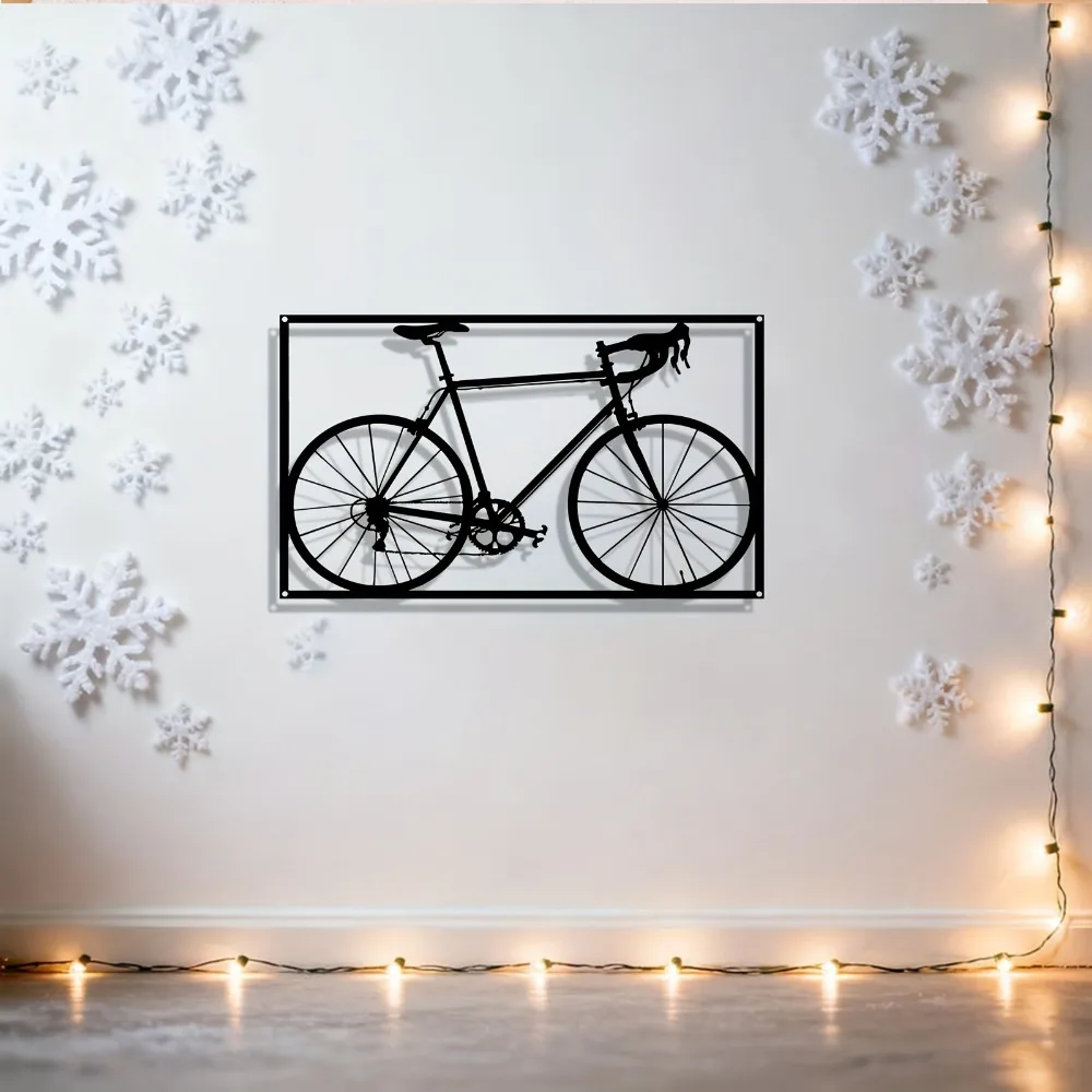 Cycling Gear Gifts - CIFBUY Metalen Wanddecoratie IJzeren Fietsdecoratie Robuust