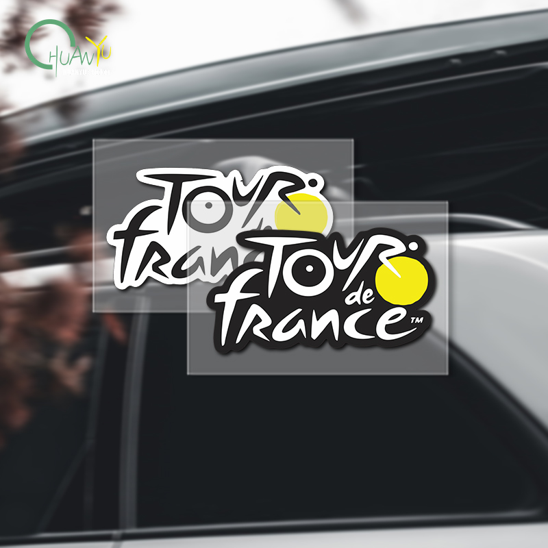 Cycling Gear Logo - Tour de France logo sticker voor