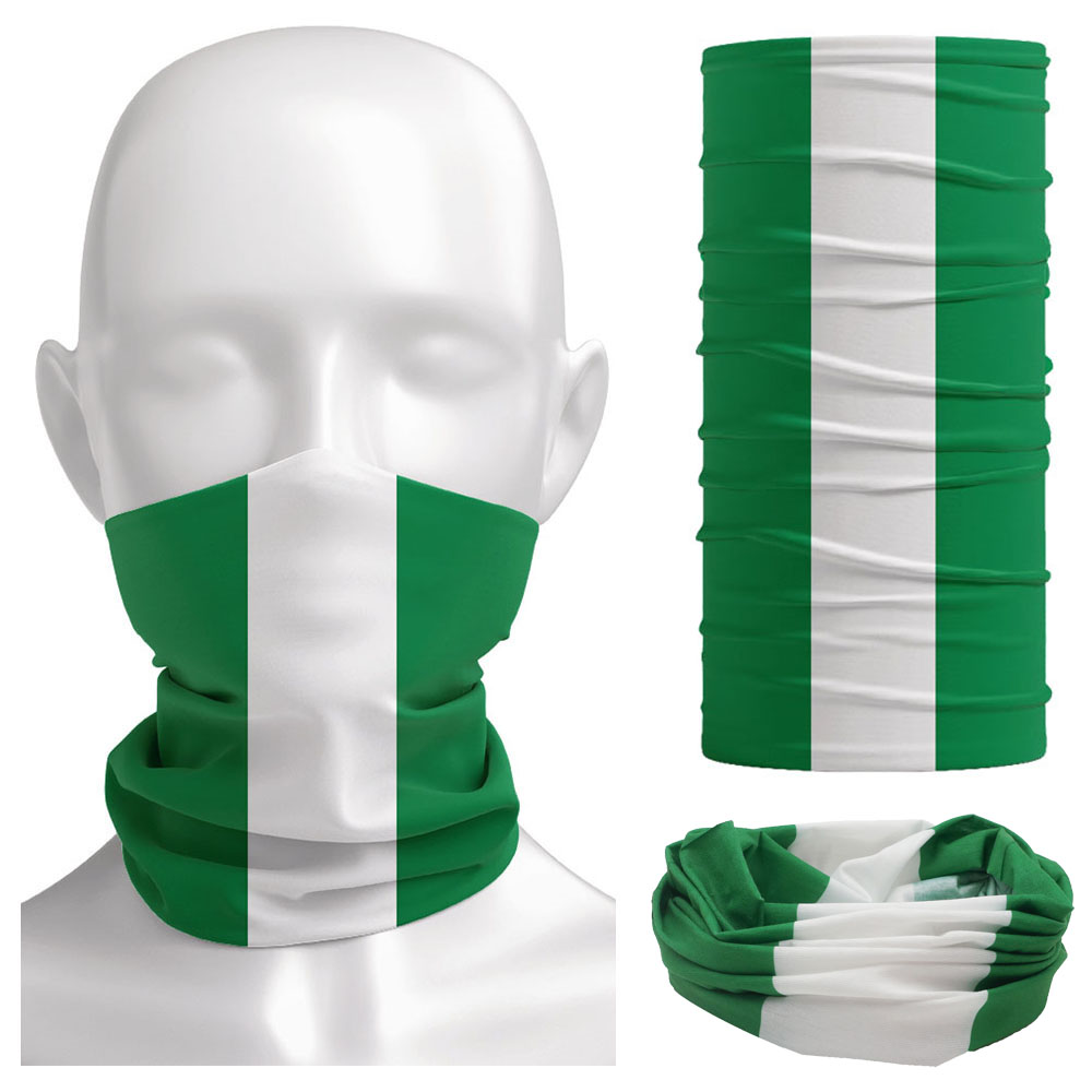 Cycling Gear Women - Nigeria Vlag Bandana Vrouwen Halsbeenkap Camping