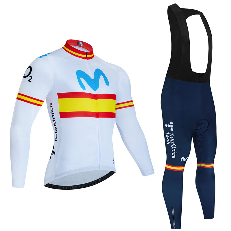 Spanje Movistar Herfst Lange M - Cycling Gear Logo recensie en prijs