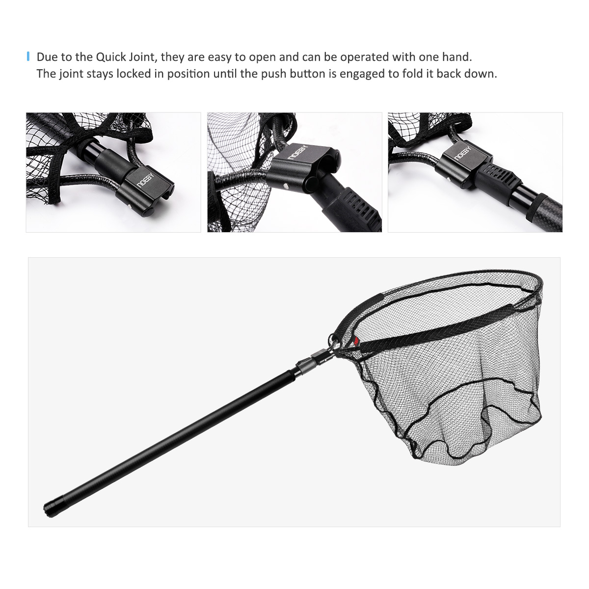 NOEBY Telescopisch Schepnet Vo - Cycling Landing Gear recensie en prijs
