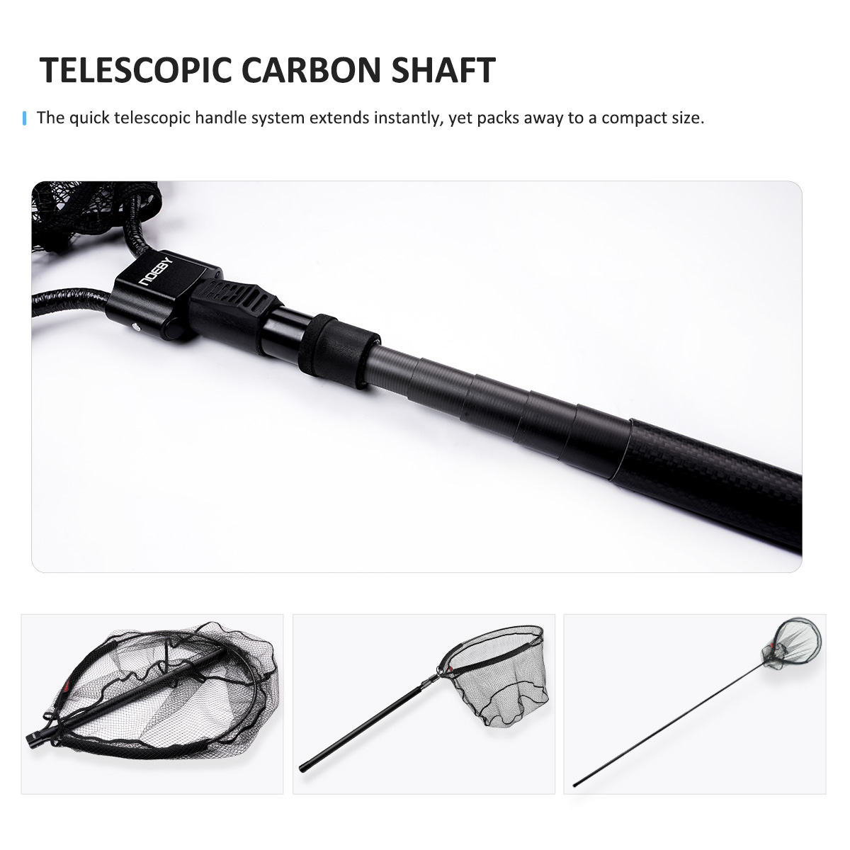 NOEBY Telescopisch Schepnet Vo - Cycling Landing Gear recensie en prijs