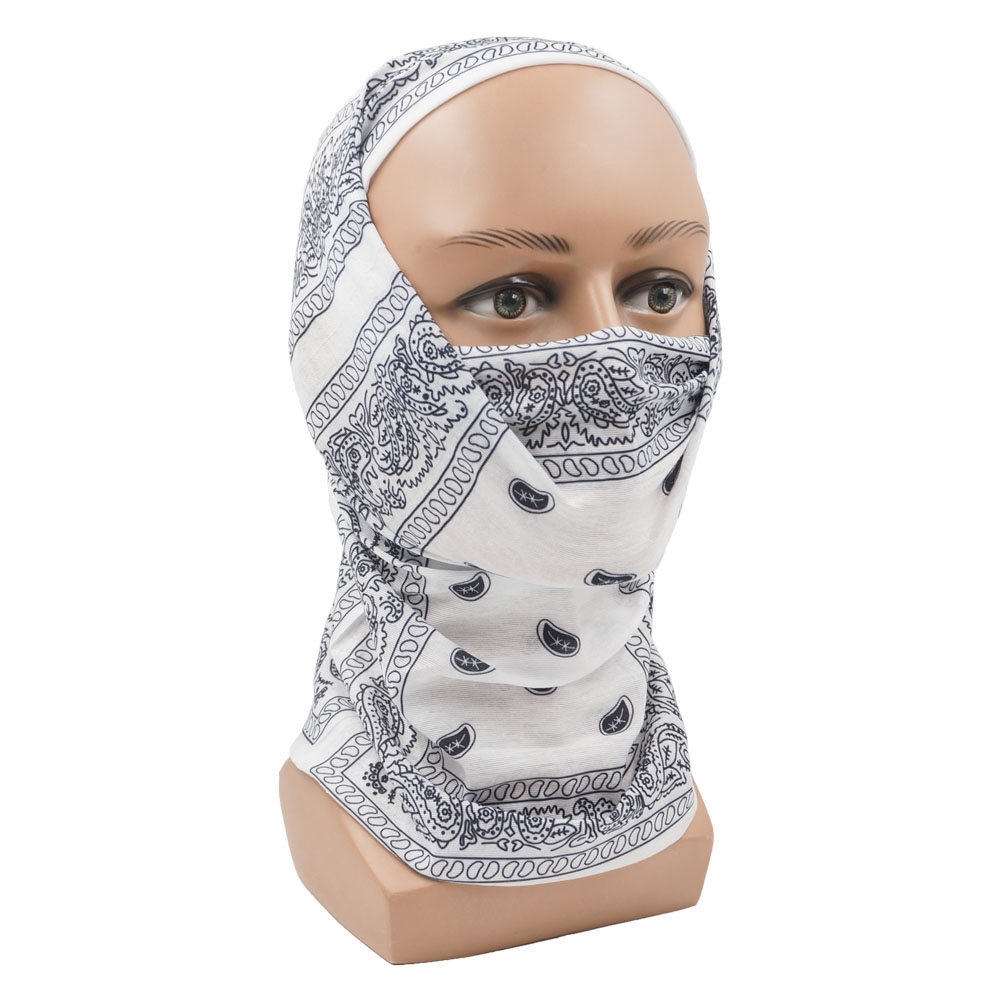 Wit Paisley Neck Gater Tube Ma - Cycling Gear Women recensie en prijs