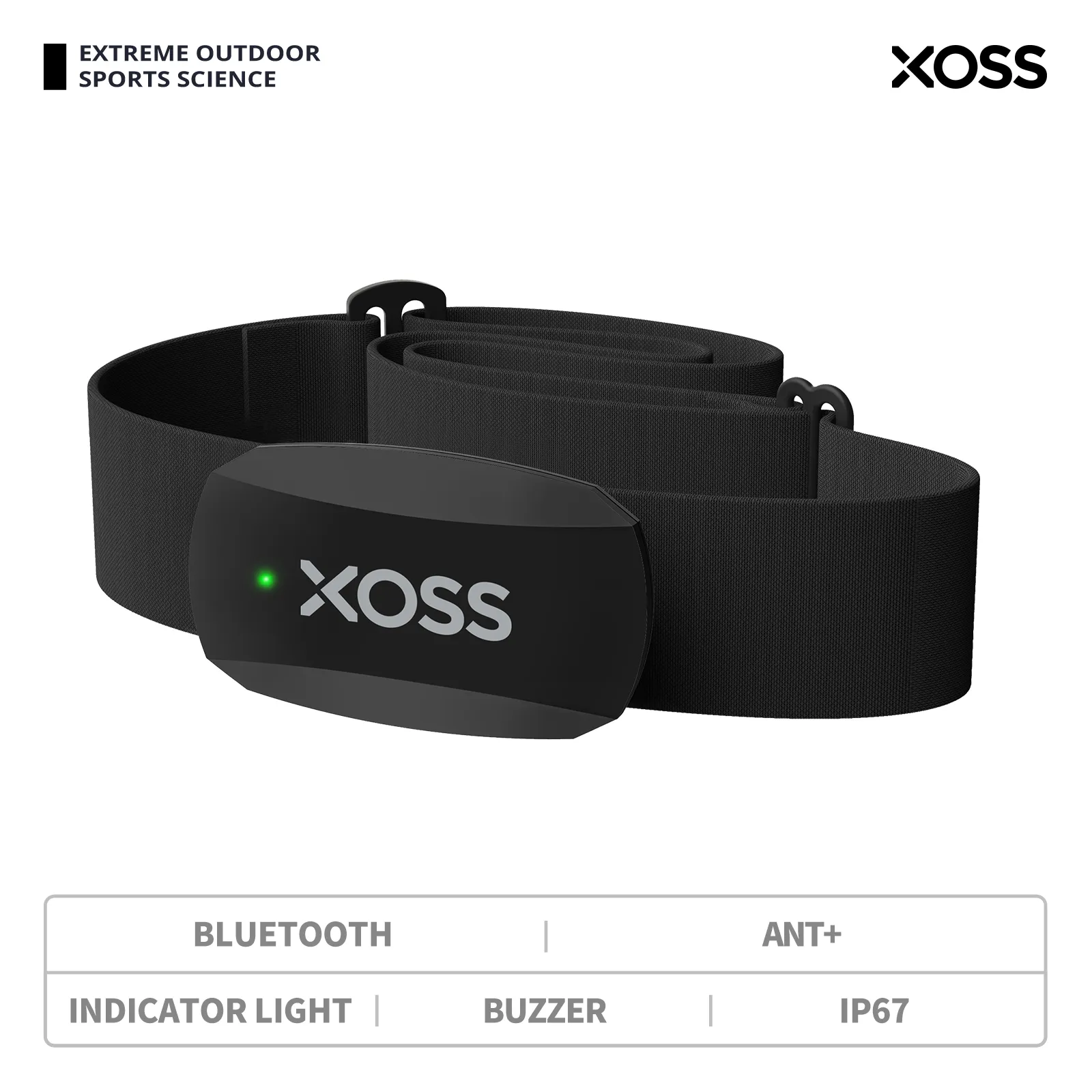 XOSS X2 Borstband Hartslagmete - Cycling Heart Rate Monitor recensie en prijs