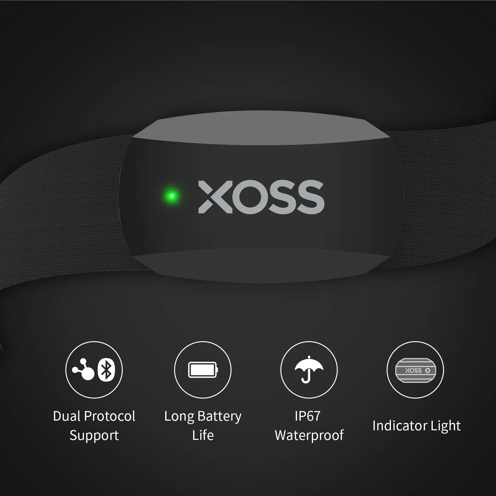 XOSS X2 Borstband Hartslagmete - Cycling Heart Rate Monitor recensie en prijs