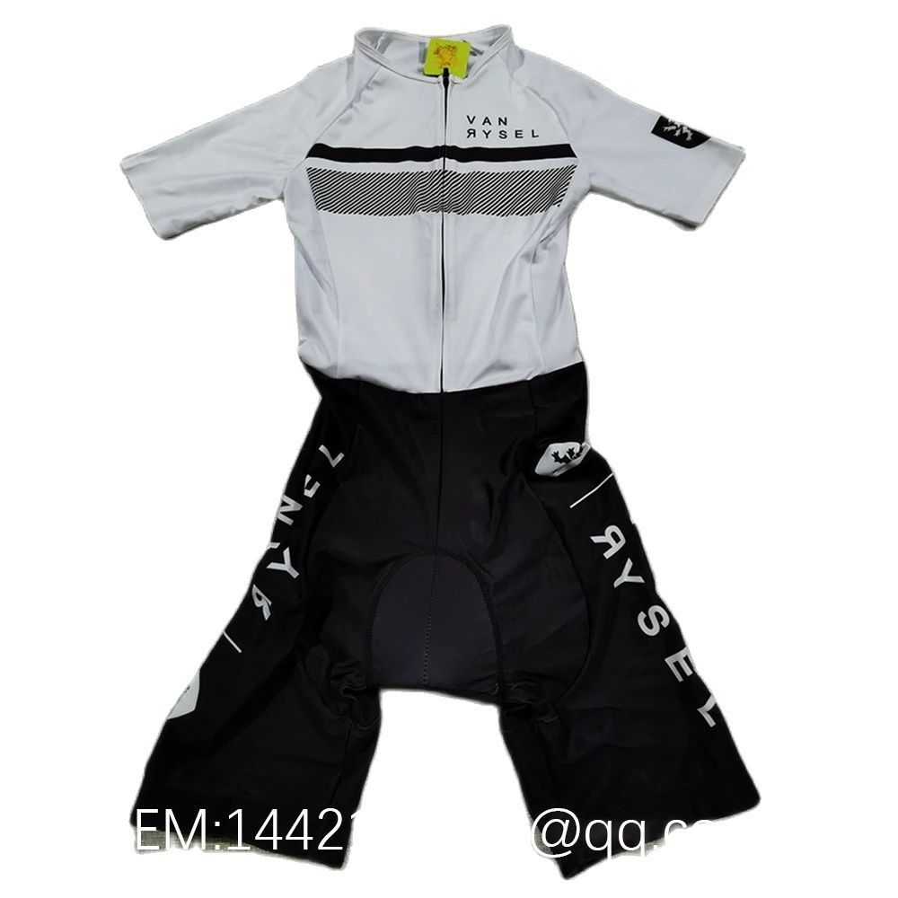 Vanrysel Wit/zwart Triatlonpak - Cycling Gear Logo recensie en prijs