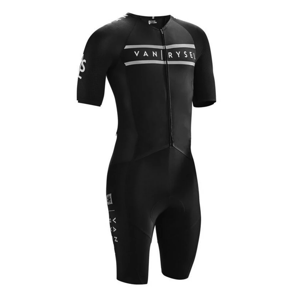 Vanrysel Wit/zwart Triatlonpak - Cycling Gear Logo recensie en prijs