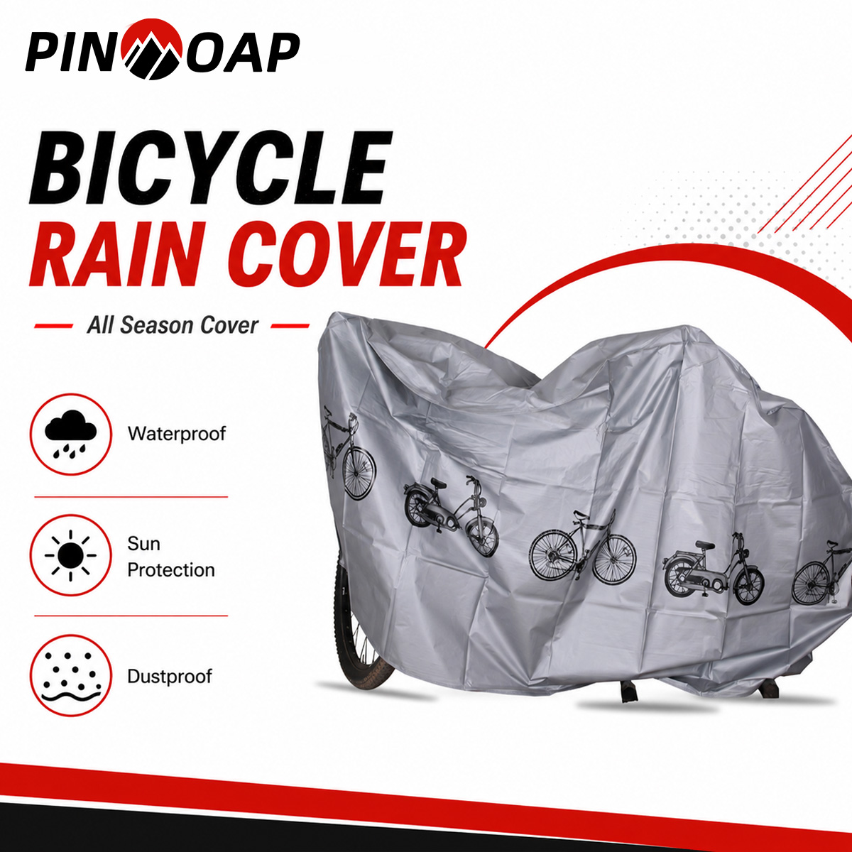 PINMOAP Universele fietsregenh - Cycling Gear Organizer recensie en prijs