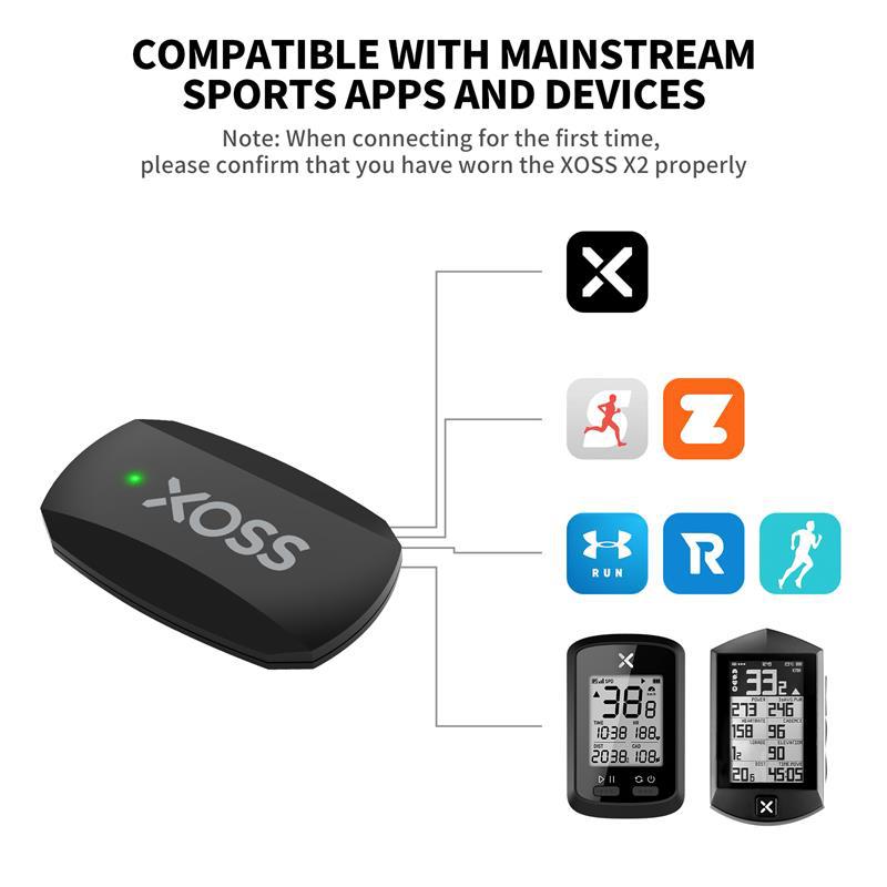 Xoss X2 hartslagmeter Dual Mod - Cycling Heart Rate Monitor recensie en prijs