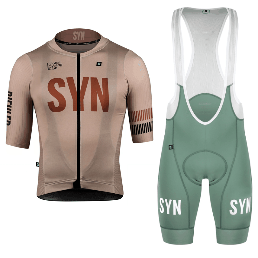 Syn Bruine Fietskleding Heren  - Cycling Gear Logo recensie en prijs