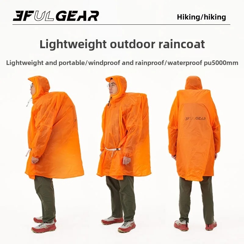Ultralichte regenponcho 3F UL  - Cycling Gear Rain recensie en prijs