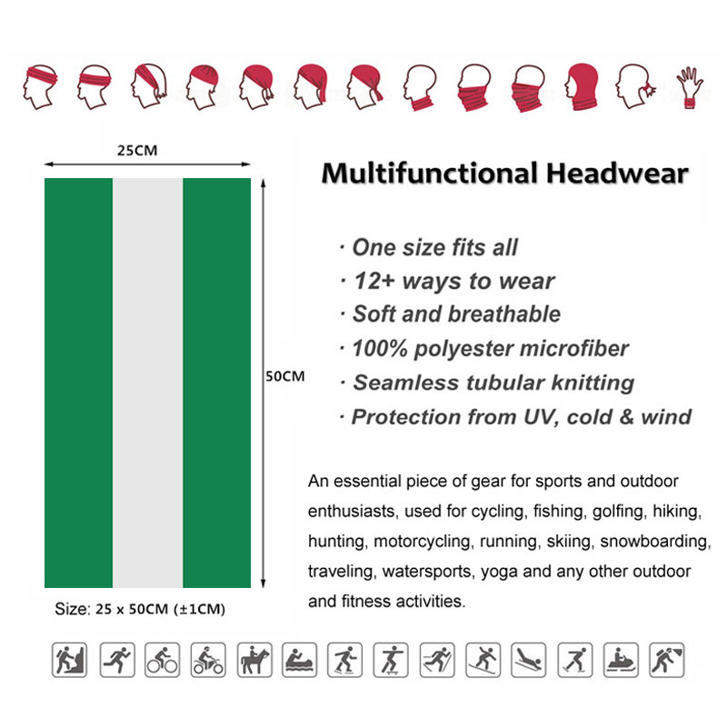 Nigeria Vlag Bandana Vrouwen H - Cycling Gear Women recensie en prijs
