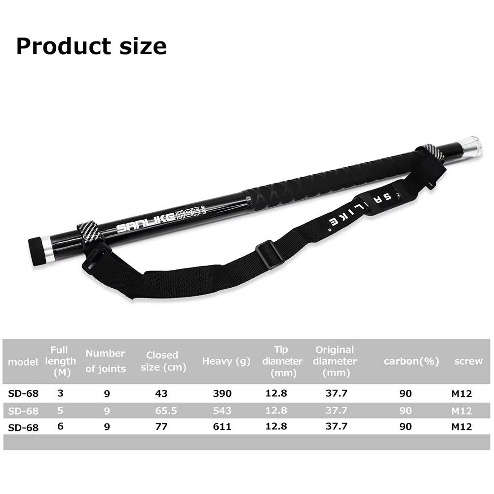 SANLIKE 3m Zwart Telescopisch  - Cycling Landing Gear recensie en prijs